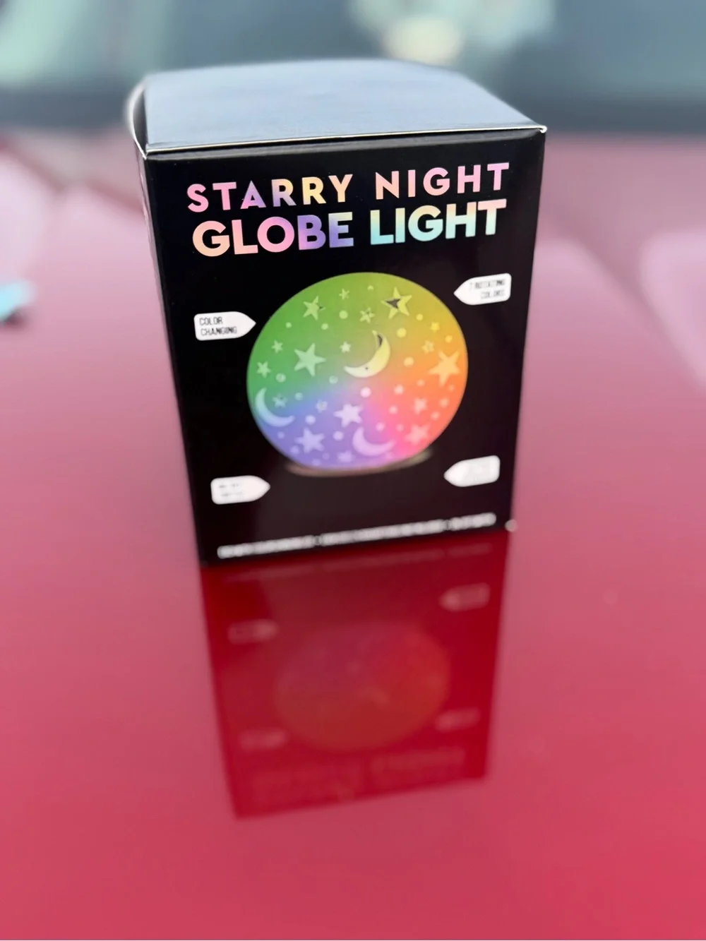 Starry Night Globe Light - Color Changing Pink